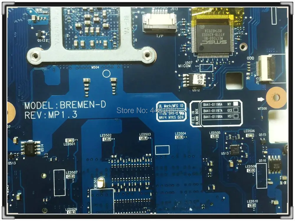 Promotion  for Samsung NP-R523 R523 Motherboard BA92-06013B BA92-06013A mainboard BA41-01196A BA41-01197A BA41
