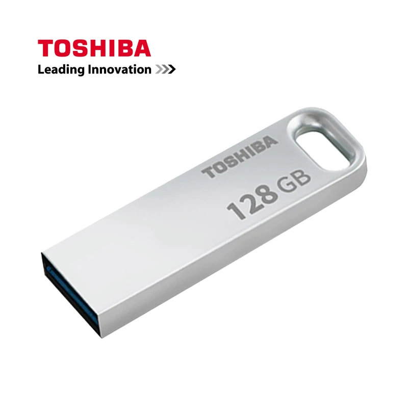 Новинка, USB флеш-накопитель TOSHIBA, 128 ГБ, 64 ГБ, 32 ГБ, флеш-накопитель, флешка, водонепроницаемый металлический серебристый u-диск, Memoria cel, usb флешка, подарок U363