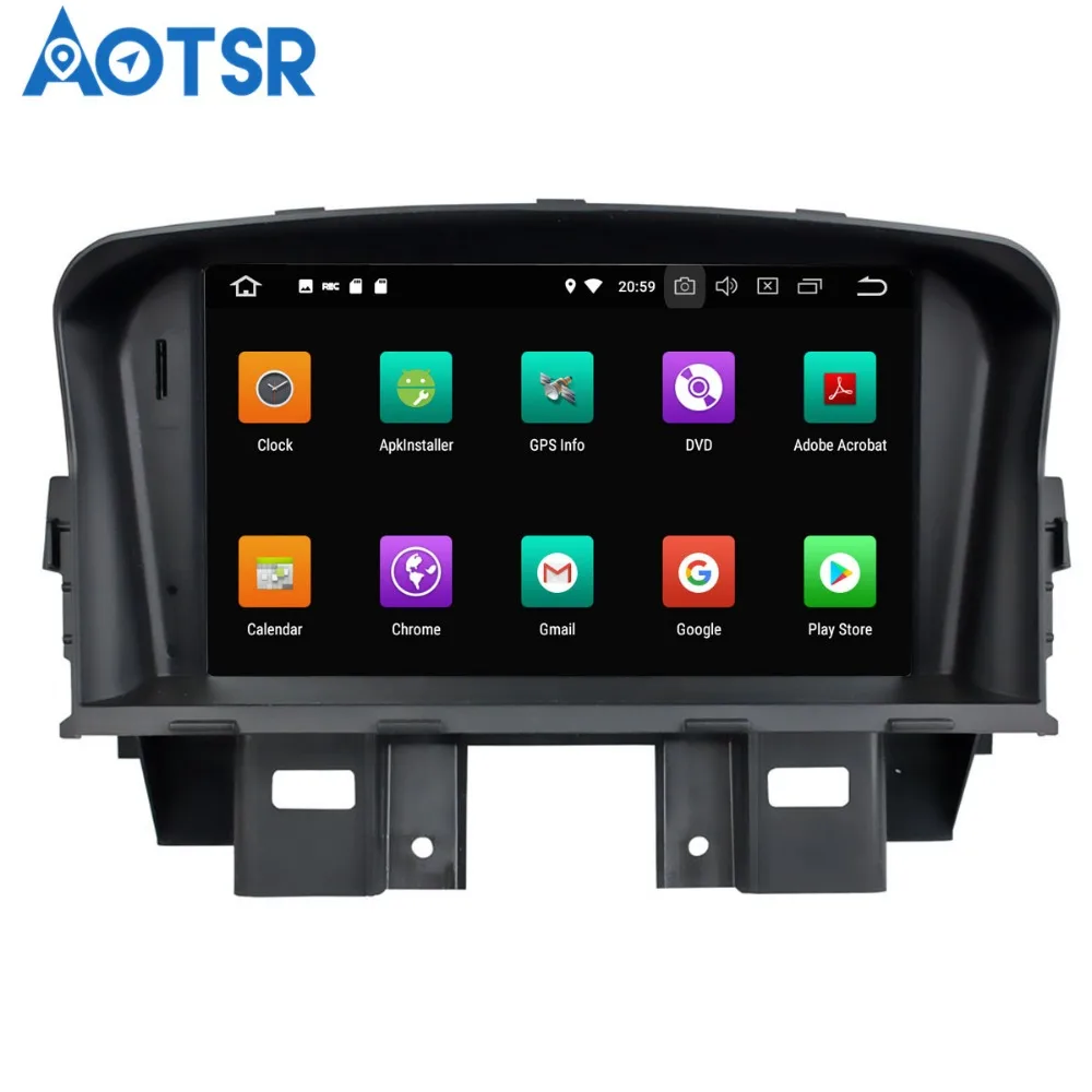 Aotsr Android 8 0 7 1 GPS навигация автомобиля нет DVD плеер для Chevrolet CRUZE 2008 2011 Мультимедиа