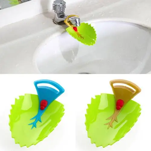 

Toddler Kids' Cute Bathroom Hand Washing Helper Leaf Style Sink Faucet Extender