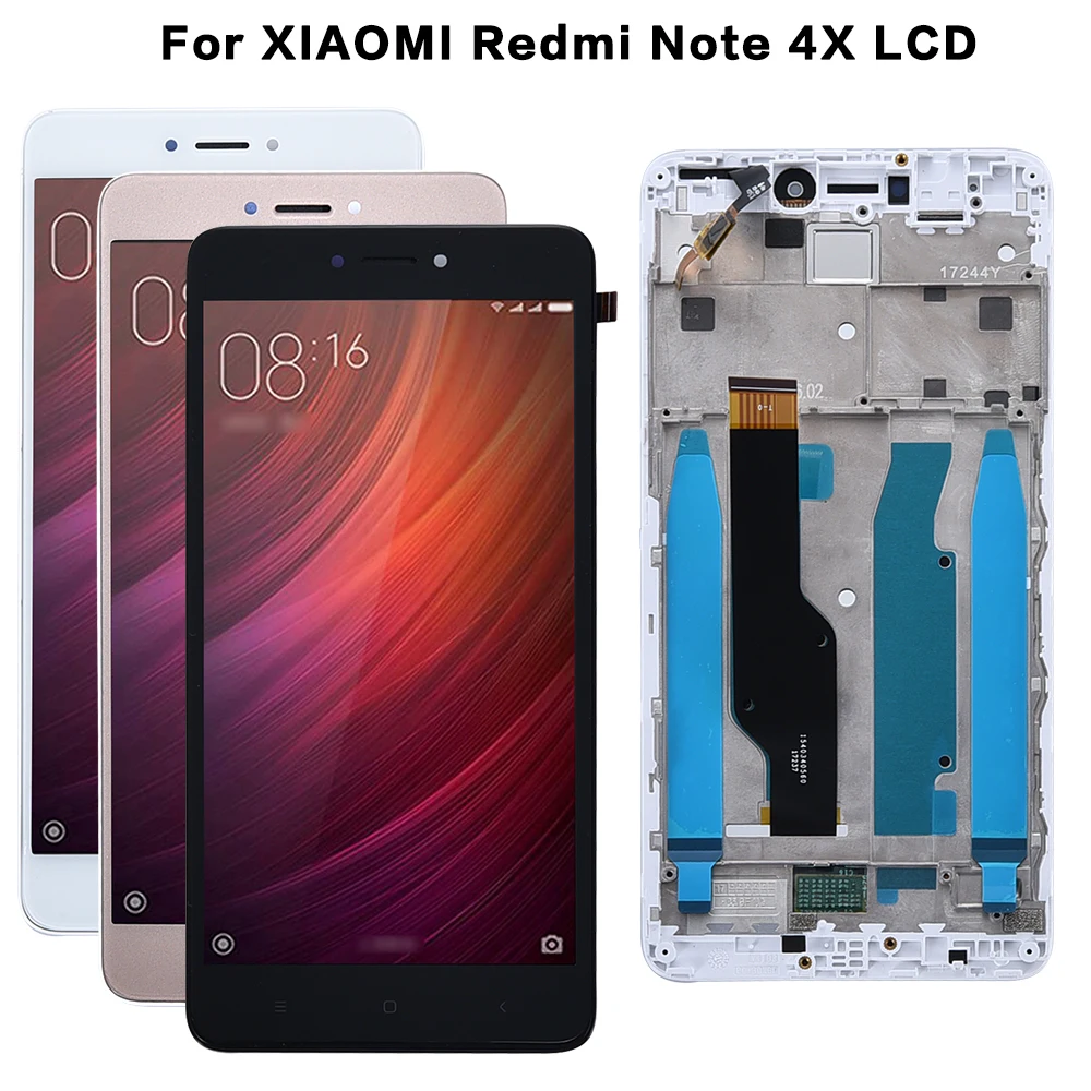ЖК дисплей и рамка для Xiaomi Redmi Note 4X экран дисплея 4 глобальная версия только Snapdragon