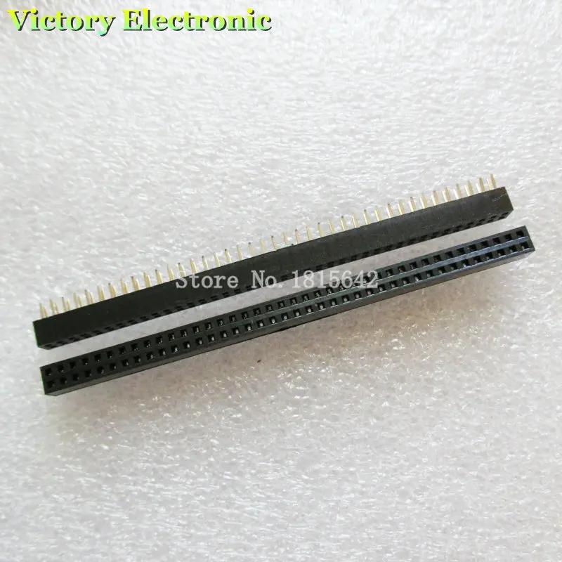 5Pcs 2.54 mm 2x9 Pin Female Double Row Pin Header Strip