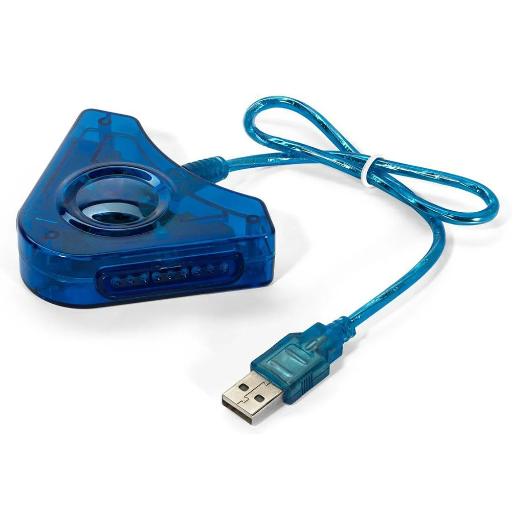 Драйвер конвертер прочный двойной порты USB интерфейс игровой контроллер клавиатура практичный электрический ПК Кабель-адаптер для PS1 PS2 PSX