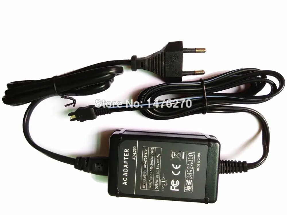AC L200 L200B L200C L200D адаптер питания для Sony DCR UX5 UX7 HDR XR100 PXW X70 NEX VG20 VG30 VG900 DVD7|camcorder adapter|supply