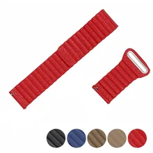 Ремешок для часов из натуральной кожи для samsung Galaxy active Watch для gear s3 Frontier, быстросъемный браслет для мужчин и женщин