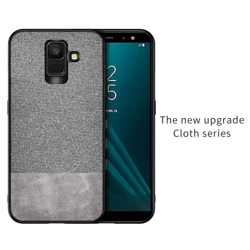 Samsung Galaxy A6 (Plus) 2018 Cloth PC+TPU Stitching case color_3