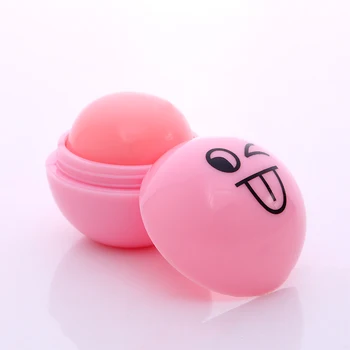 

Romantic bear smile ball lip balm moisturing change color lipstick waterproof long lasting fruit smell lipstick RB003