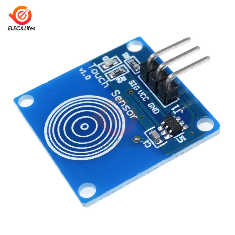 5PCS Single Channel TTP223B Digital Touch Sensor Capacitive Switch Module V1.0 for Arduino DIY Kit | Строительство и ремонт