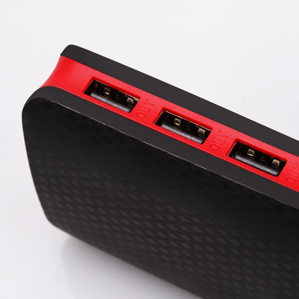 (Без батареи) icoque 5V Dual USB 5*18650 Power Bank Box повербанк зарядное устройство для