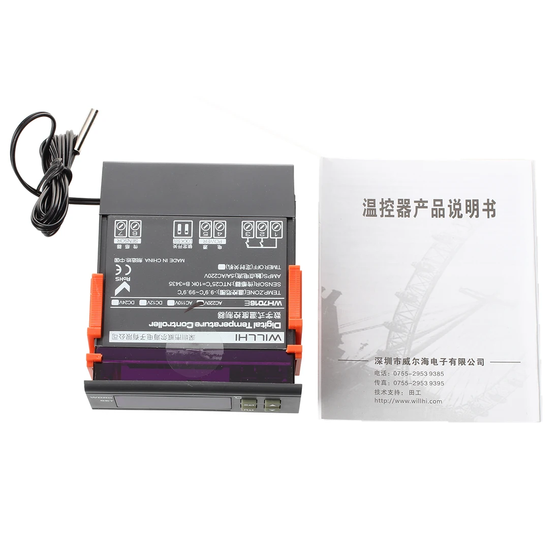 

LCD display 220V Digital Temperature Controller Temperature Controller Thermostat for Aquarium Terrarium incubators paludarium