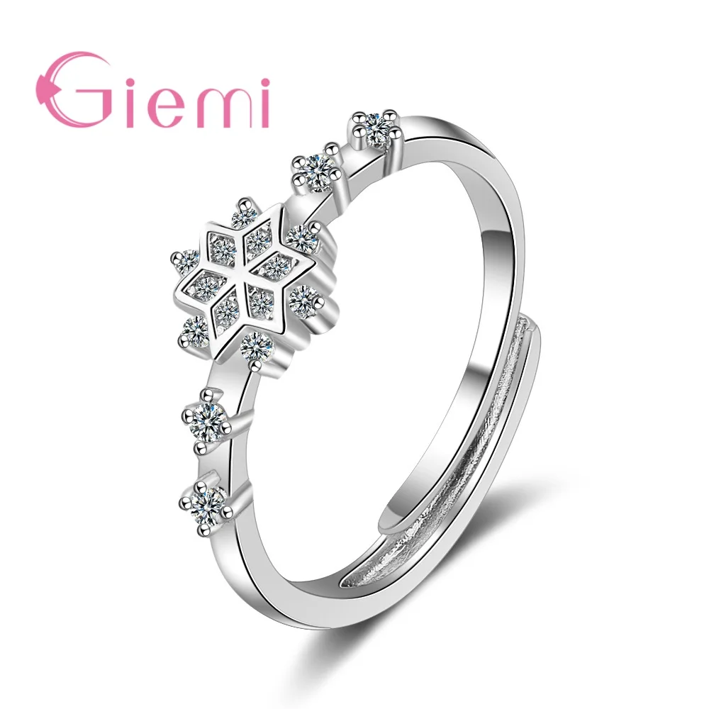 

Кольцо из стерлингового серебра 925 размер регулируемый модный дизайн Искрящийся фианит модные украшения для женщин девушек вечерние помолвки