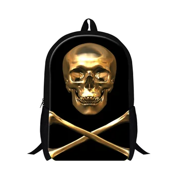 

Fashion Cool Skeleton Print Men Backpack Skull Hot School Bag For Teenagers Casual Travel Shoulder Bags Kids Rucksack Mochila