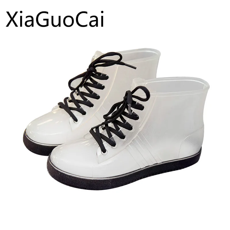 

Fashion Casual Waterproof Womens Raining Boots New Fashion Cartoon Japanese Style Princess Rain Boots Colorful Boots for Girls