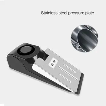 

120dB Door Stop Alarm Portable Vibration Alert Burglar Security Door Stopper Blocking System for Home Travel Wireless Safety Too