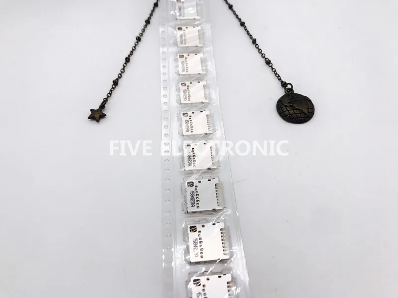 10 шт./лот 104031-0811 CONN MICRO SD карта PUSH-PULL R/A (8 + 2) Разъем для карты положения безопасный