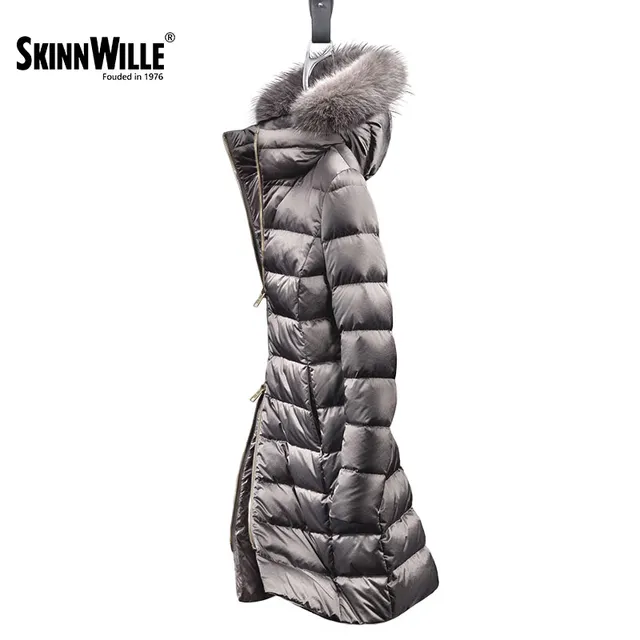 SKINNWILLE Новинка Теплый Женский Пуховик Средняя Длина Зимняя Одежда Утолщенние Сохраняющее Тепло 2018 пуховики женские зимние зимние куртки женские