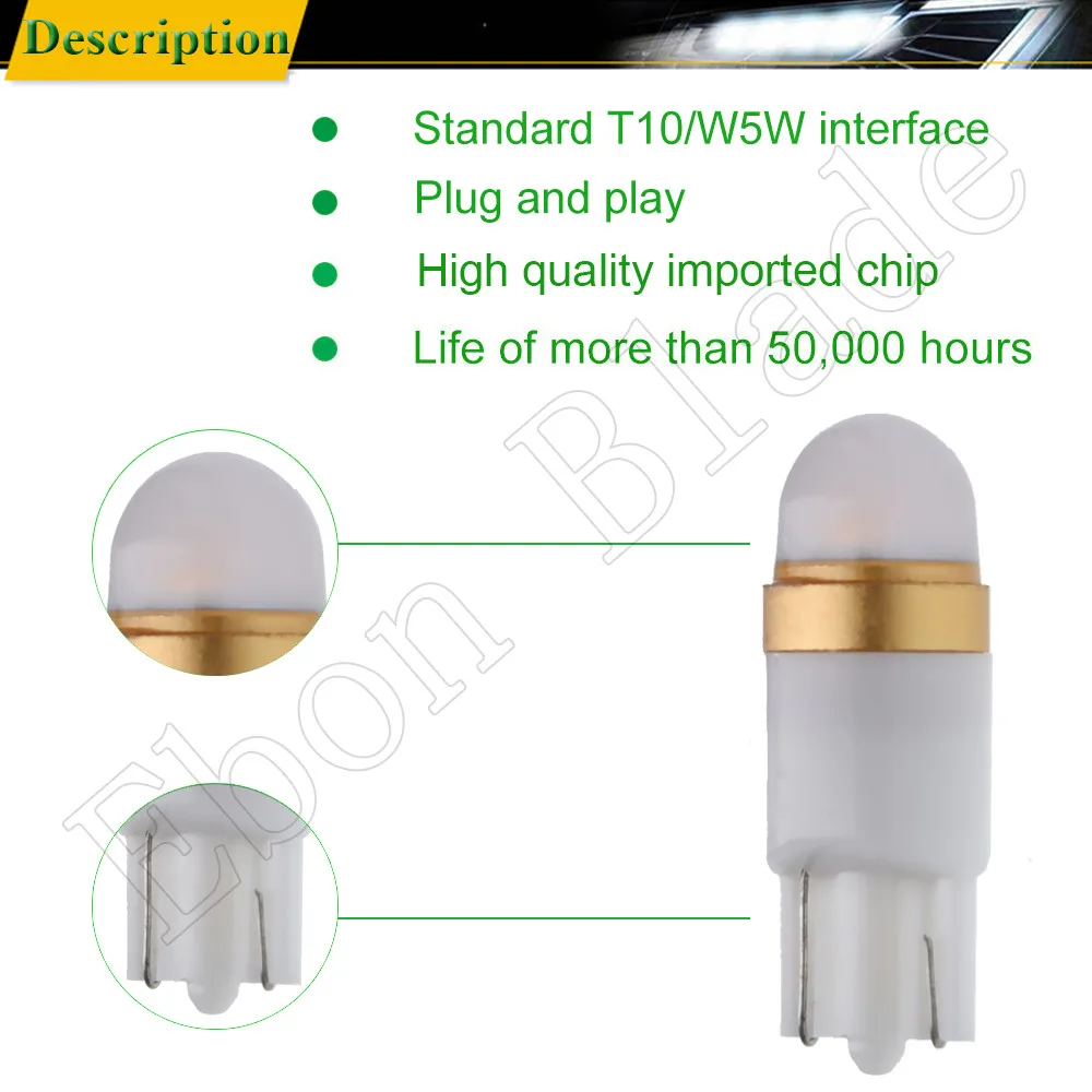 2/4 шт. Янтарный, оранжевый желтый 3030 2SMD W5W 194 T10 Светодиодный лампа для салона автомобиля карта купольный светильник 12V авто парковочная позиция Лампа сигнала поворота