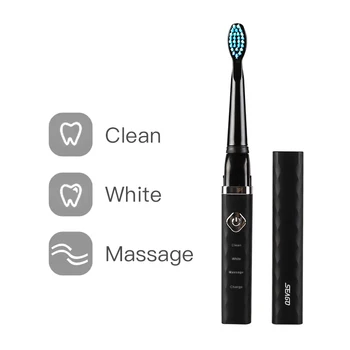 

Portable Sonic Electric Toothbrush USB Rechargeable Waterproof Electric Toothbrush with 2 Brush Heads for Adults Baby Cleaning45