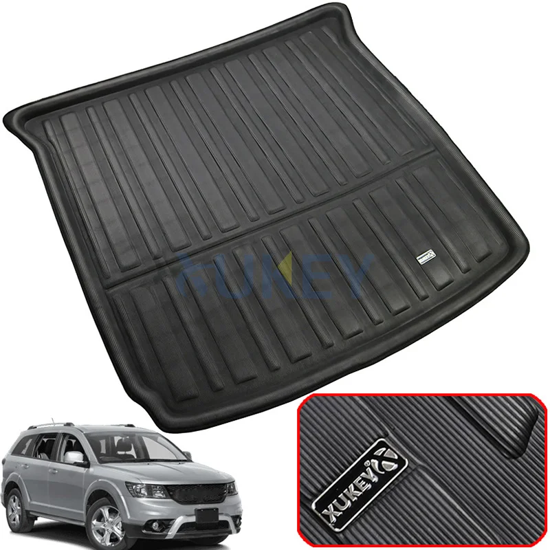 Для Dodge Journey для Fiat freeont 2009 2018 задний багажник грузовой лайнер коврик напольный