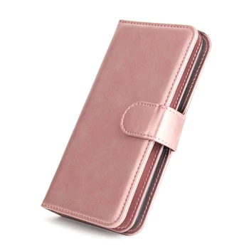 

10pcs/lot Multi functional 9 card Photo Frame Wallet PU Leather +TPU Case For Samsung note 9 S9 S9PLus S8 S8PLus J4 J6 J8 2018