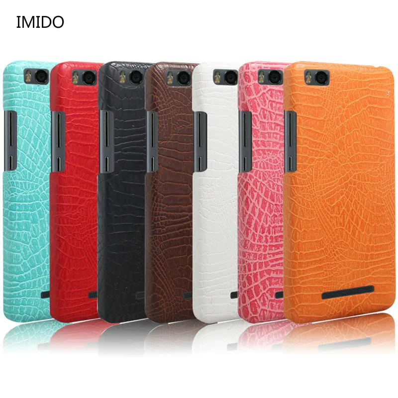 

IMIDO Crocodile Grain PU Leather For Xiaomi Mi 4i Mi4C Mi4i Mi 4C PU Leather Protective Case Cover For Xiaomi Mi 4i