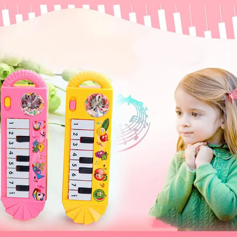 

Children Vocal Toy Baby Infant Toddler Kids Musical Piano Toys Kids Developmental Early Educational Toy Random Color 1