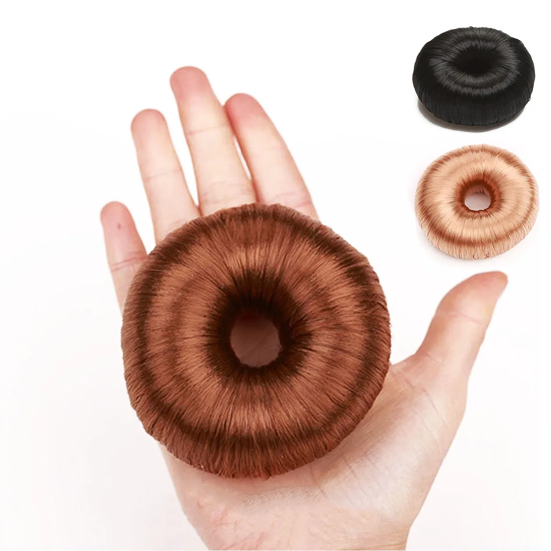 Best sale 1PC Magic Foam Sponge Hair Styling Tools Plate Hair Donut Bun