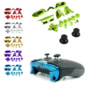 

For Xbox One Elite 3.5mm Limited Controller Repair Replacement Chrome Full Set Dpad RT LT RB LB ABXY Guide ON OFF Buttons