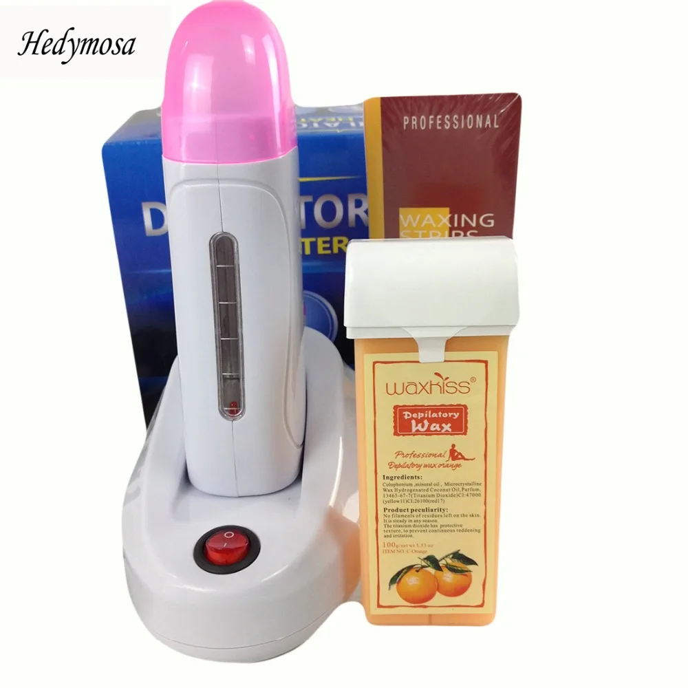

Wax Heater Sets One Seat Safe Epilator 220-240V EU Plugs Shaving Depilatory Wax * 1 + Hair Removal Machine * 1 + Paper * 100