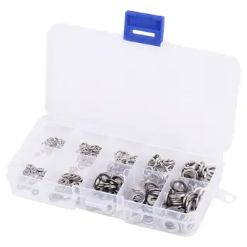 

300Pcs/set Stainless Steel Flat Spring Washers M2 M3 M4 M5 M6 Flat Washers Assortment Set Fastener Hardware With Case