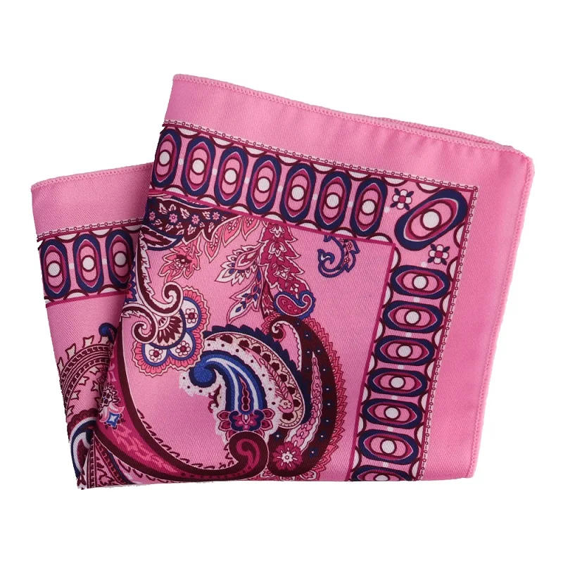 Портной Смит стиль Hankies Яркие Красочные Пейсли карманные квадратные винтажные Платки Шарфы мужские карманные модные аксессуары