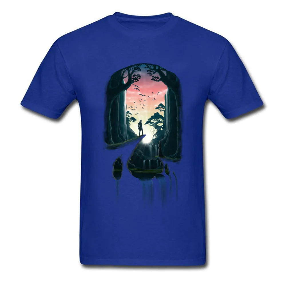 The Encounter T Shirt Short Sleeve Custom 2018 Men VALENTINE DAY Tops T Shirt Custom Tshirts O-Neck Pure Cotton The Encounter blue