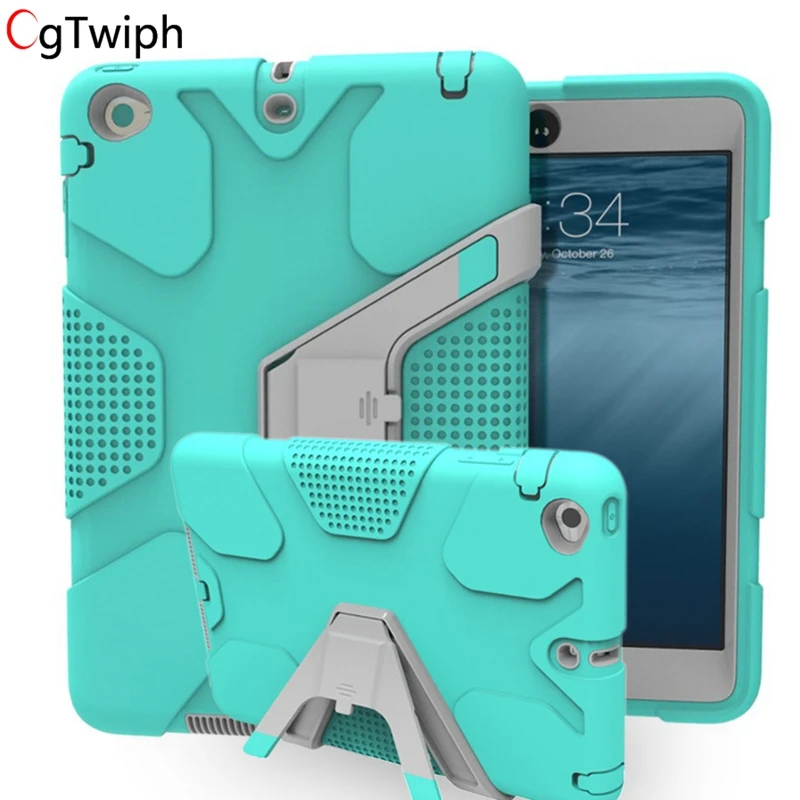 

Heavy Duty Shockproof Case Tablet Case For iPad Air 2 EVA Rubber Hybrid Rugged Hard Safe Shell for iPad 6 Protective Skin Cover