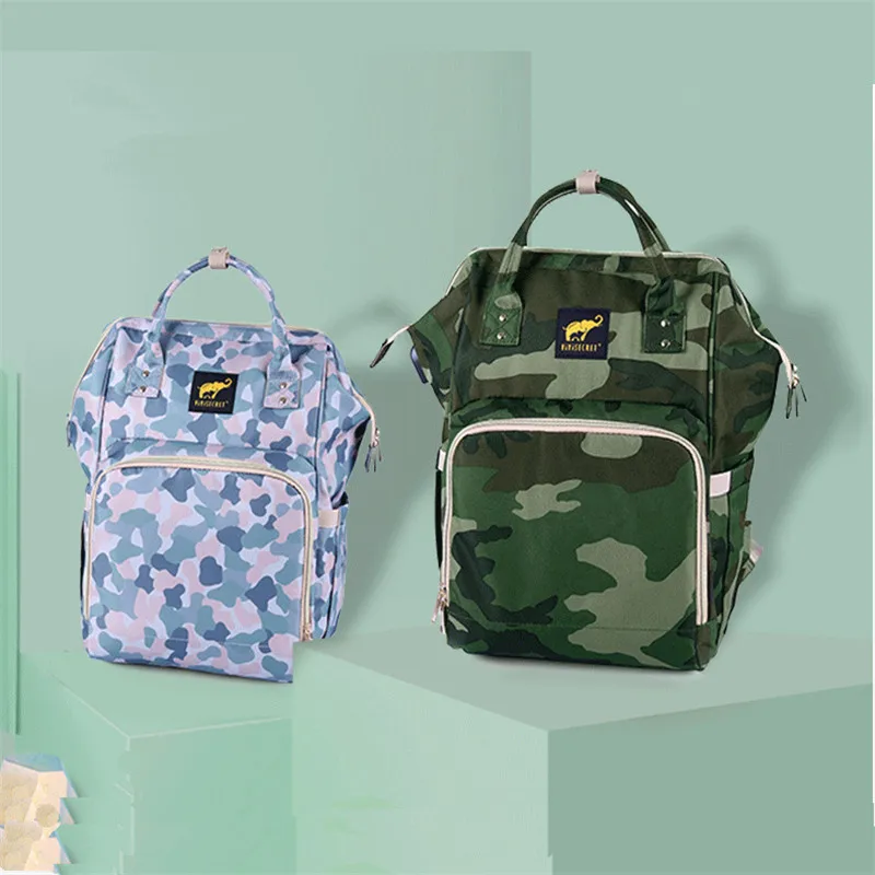 Hotsell Diaper Bag Mummy Camouflage Upgrade Version Nappy Bags USB Charging Travel Backpack Casual Maternal and Child Package Multifunction Handbag10