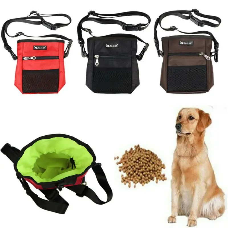 

Dog Training Walk Pouch Puppy Treat Shoulder Bag Food Snack Belt Bags Dispenser Dog Feeders Snack bag
