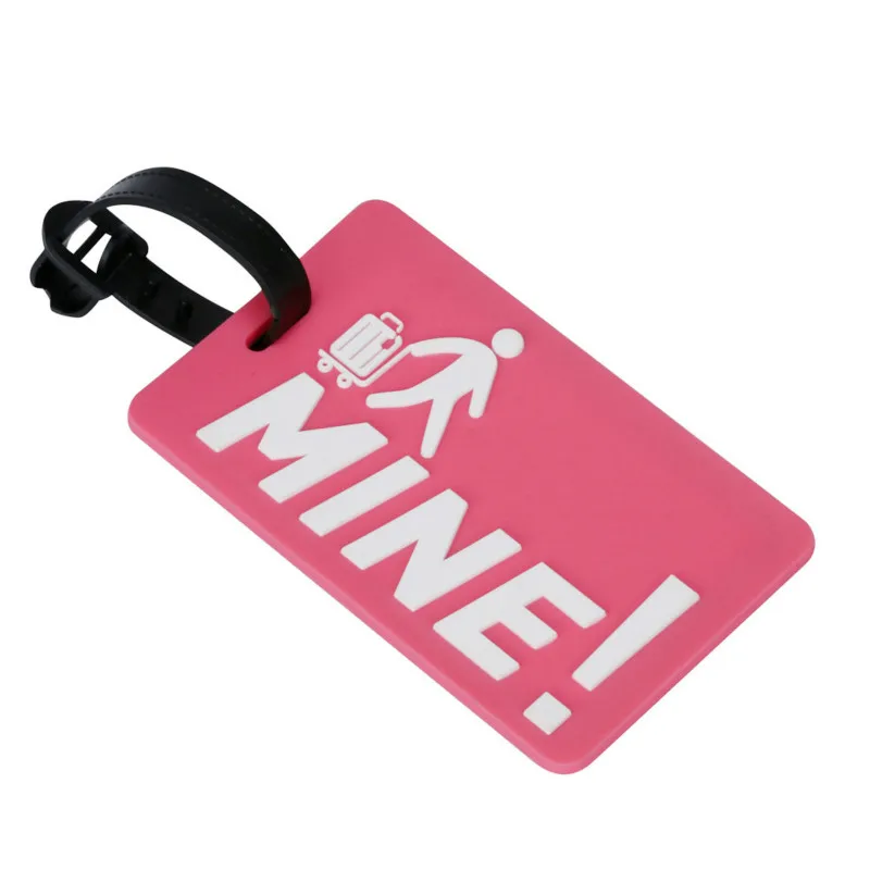 

Women Silica Gel Luggage Tags Suitcase Identifier Label ID Address Holder Baggage Boarding Tag Suitcase Luggage Tags
