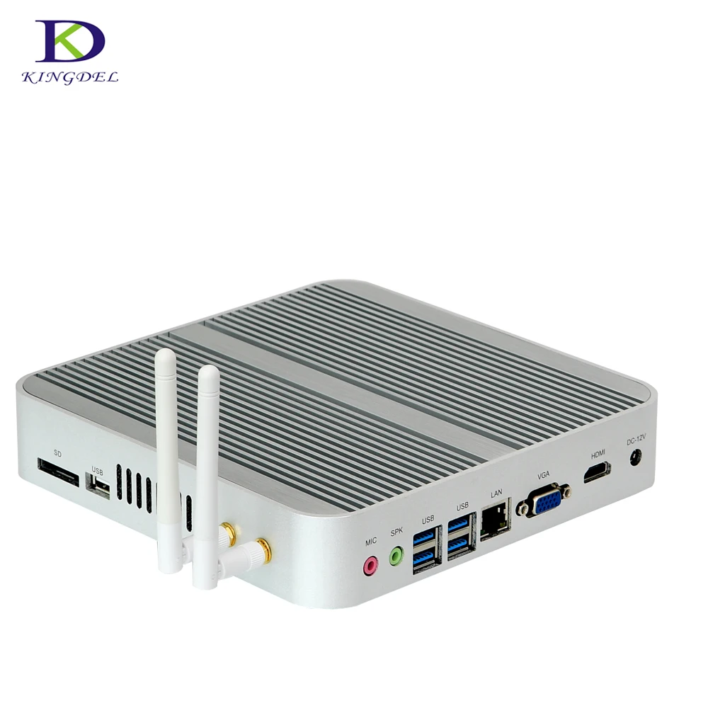 Nuc Fanless HTPC Intel i5 6200U 6300U Destop Computer Windows 10 16G RAM Mini PC with
