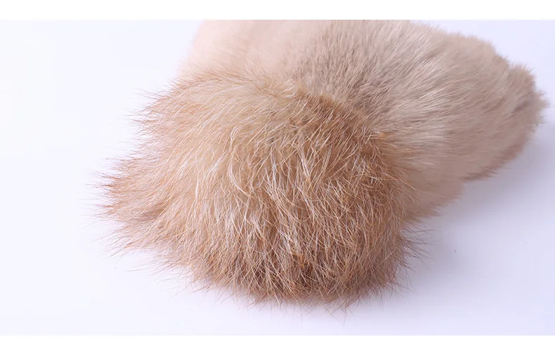 Winter hats Real Mink Fur Fat For Women Knitted Natual fur Beanies Female Thick Warm With Hat Fox Fur Pompom RC1349 (10)