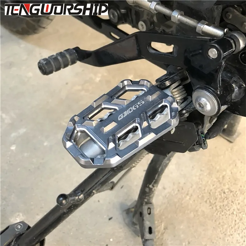 ЧПУ Заготовка широкие подножки педали отдых подножки для BMW F750GS F850GS G310GS R1200GS S1000XR R девять T скремблер R девять T Urban/GS