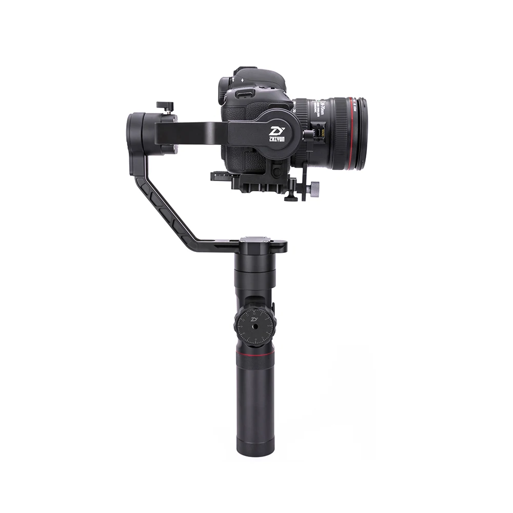 Zhiyun Crane 2 и 3 Осями для мобильного создания фильмов ручной видео Камера карданный Стабилизатор Для беззеркальных цифровых зеркальных фотокамер Камера в режиме реального времени для непрерывного изменения фокусировки камеры