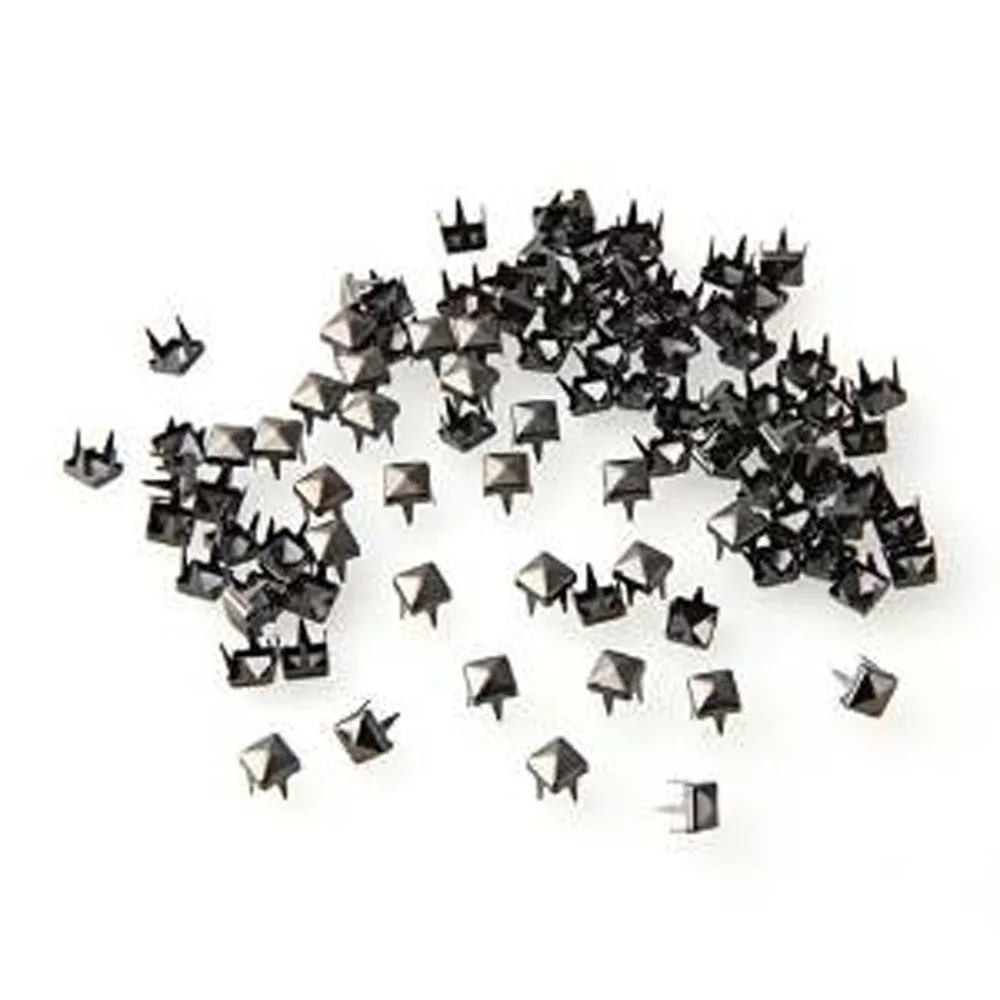 

New Hotsale Promotion 100 PIRAMIDE BORCHIE SFUSE COLORE GRIGIO QUADRATO 5MM