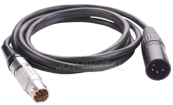 

1.5M DC Power Adapter Cable 2B 6-Pin Male to 4-Pin XLR Male for Red One Camera