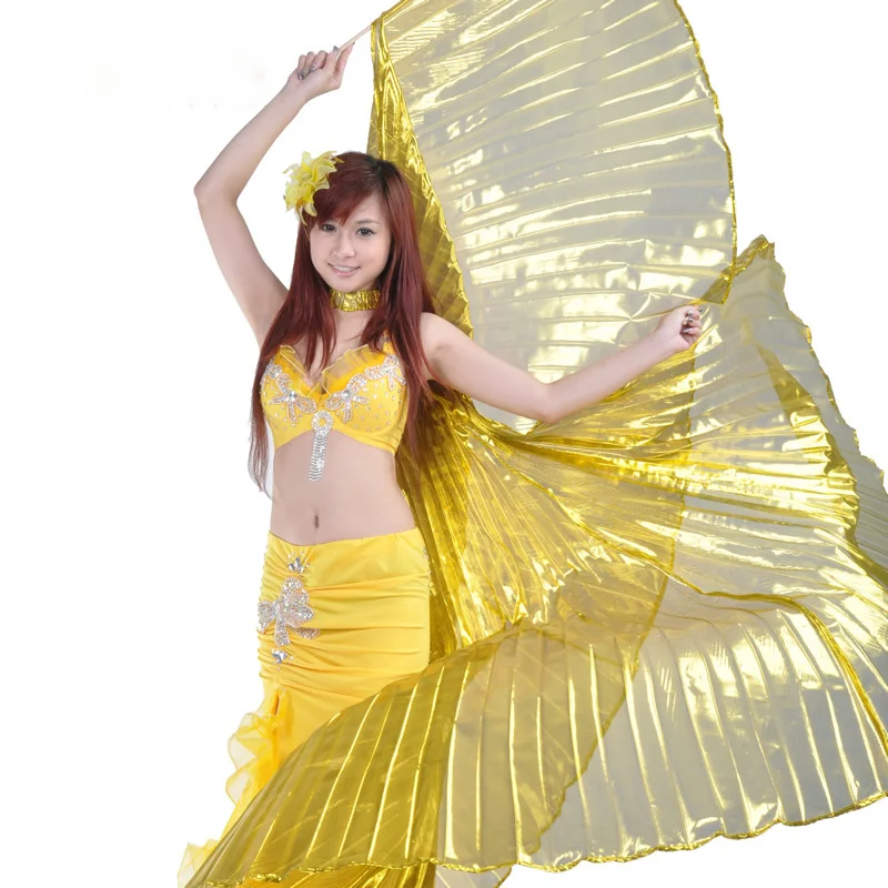 High Quality Egyptian Open Isis Belly Dance Wings Dance Accessories Wings Sale Without Stick 4 COLOR HOT SALE (4)