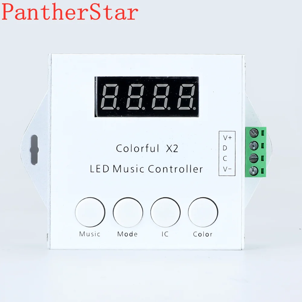 DC5V 24V X2 контроллер WS2812B WS2811/WS2813/USC1903 Magic светодиодный лента цифровой Красочные