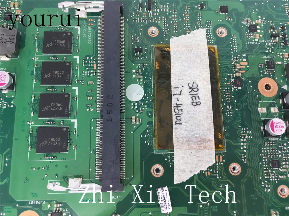  yourui X555LD Laptop Motherboard For ASUS X555LD X555LP Test onboard mainboard REV 1.1 4G-RAM I7-45