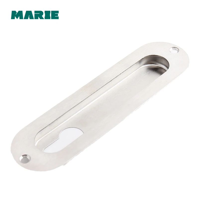 

Stainless Steel Concealed Recessed Furniture Handle Round Square Kitchen Cabinet Cupboard Flush Finger Pull Door Knobs