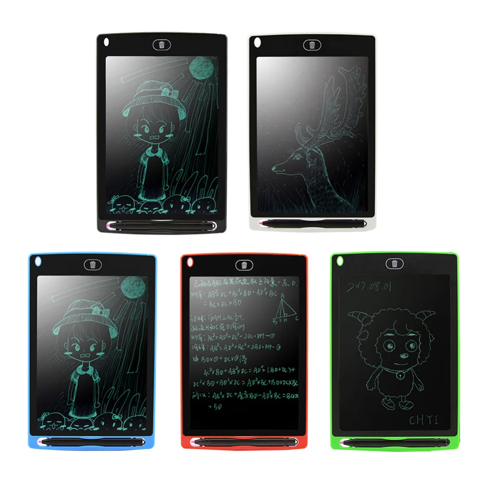 

8.5" Portable LCD Electronic Notepads eWriter Kids Handwriting Writing Painting Board Tablet Graphic Pad with Magnet Drawing Pen