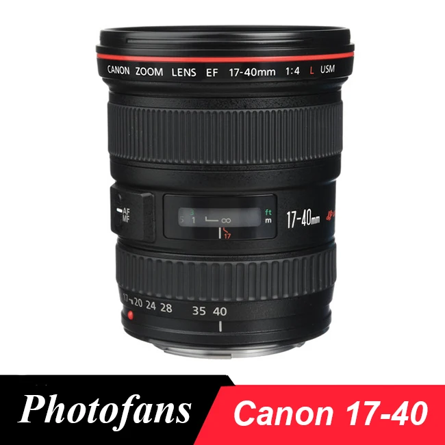 Объектив Canon 17 40 EF мм f/4L USM для камеры 650D 700D 760D 70D 80D 7D 6D 5D2 5D3 1Dx T5i T3i T6 Dslr|lens for canon|canon