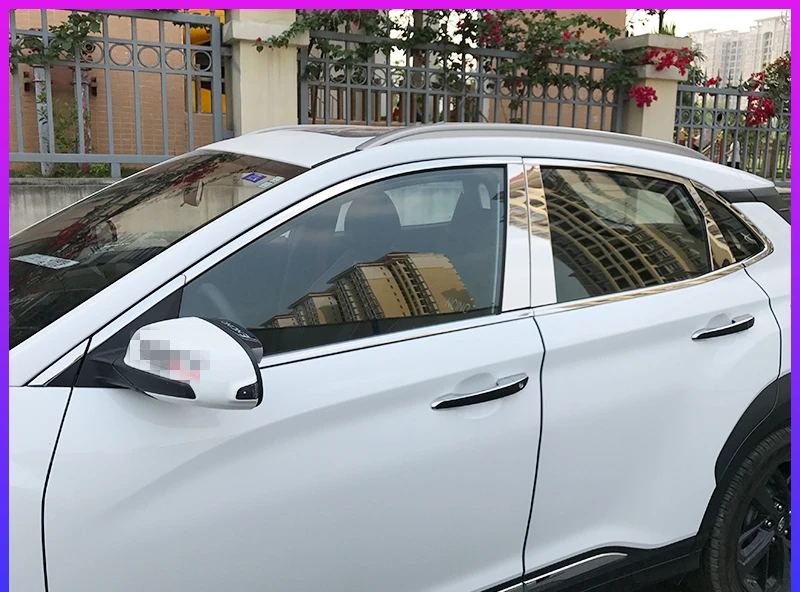 Высококачественная Автомобильная обшивка окон из нержавеющей стали (вверх вниз