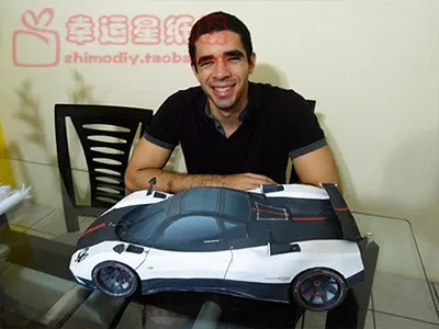 Супер спортивный автомобиль Pagani Zonda3d бумажная модель DIY ручной лимит